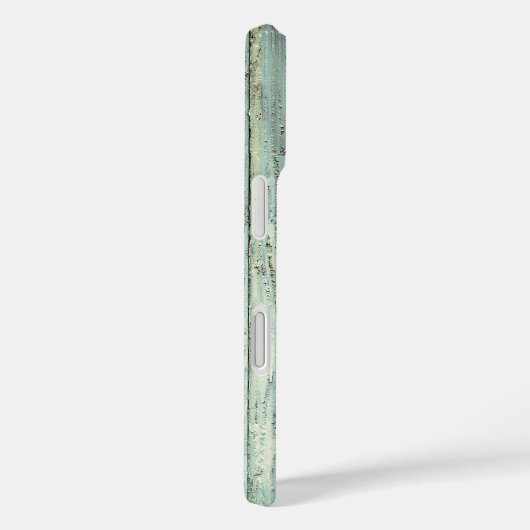 Retro Aqua Wood Case-Mate iPhone Case (Achterkant / Rechts)