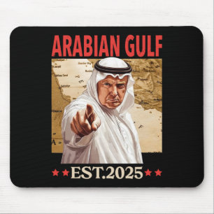Retro Arabische Golf van Arabië Perzische Golf Fun Muismat