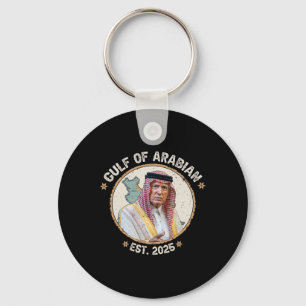 Retro Arabische Golf van Arabië Perzische Golf Fun Sleutelhanger