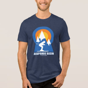Retro Arapahoe Basin Ski Sunset T-shirt