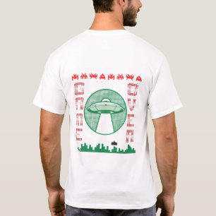 Retro Arcade Alien Invasie T-shirt