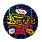 Retro Arcade Decor Dartbord (Voorkant)