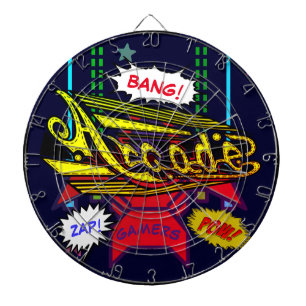 Retro Arcade Decor Dartbord
