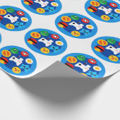 Retro Arcade Fun Cadeaupapier (Hoek)
