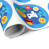 Retro Arcade Fun Cadeaupapier (Rol Hoek)
