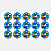 Retro Arcade Fun Labels (Vel)