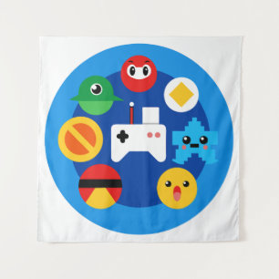Retro Arcade Fun Wandkleed