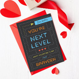 Retro Arcade Game Classroom Valentijnsdag Kaart