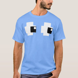 Retro Arcade Game Ghost Eyes Halloween Groepskostu T-shirt