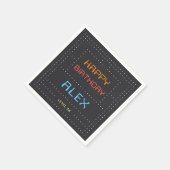 Retro Arcade Game Kinderen Birthday Party Servet (Hoek)