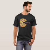 Retro Arcade Game Pizza Salami Classic Videogam T-shirt (Voorkant volledig)