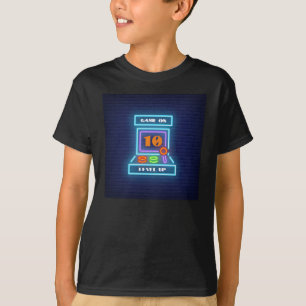 Retro Arcade Game Verjaardagsfeest T-shirt