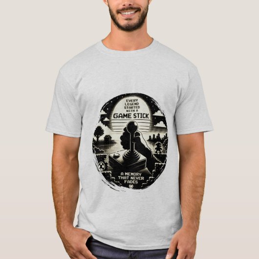 Retro Arcade Gamer T-Shirt  (Voorkant)