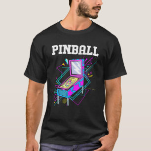 Retro Arcade Games Pinball T-shirt