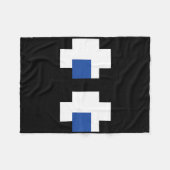 Retro Arcade Gaming Halloween Ghost Partner Group Fleece Deken (Voorkant (Horizontaal))