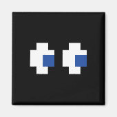 Retro Arcade Gaming Halloween Ghost Partner Group Magneet (Voorkant)