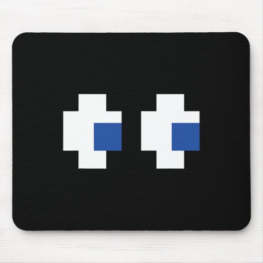 Retro Arcade Gaming Halloween Ghost Partner Group Muismat (Voorkant)