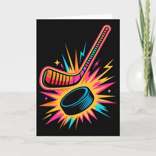 Retro Arcade IJshockey  Kaart (Voorkant)