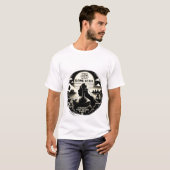 Retro Arcade Joystick Gamer T-Shirt Ontwerp (Voorkant volledig)