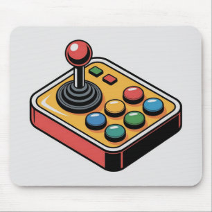 Retro Arcade Knoppen Lay-out Muismat