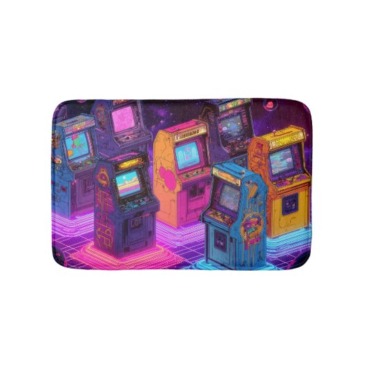 Retro Arcade Machines Badmat (Voorkant)