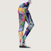 Retro Arcade Machines in de Ruimte Leggings (Rechts)