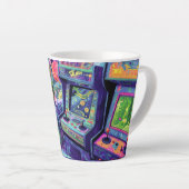 Retro Arcade Machines in Space Latte Mok (Rechterhoek)