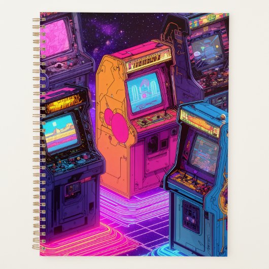 Retro Arcade Machines Planner (Voorkant)