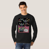 Retro Arcade Manti Aliens Pixel Art - Funny Defend T-shirt (Voorkant volledig)