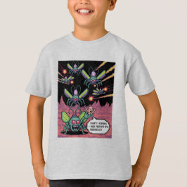 Retro Arcade Manti Aliens Pixel Art - Funny Defend T-shirt