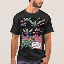Retro Arcade Manti Aliens Pixel Art - Grappige Ver T-shirt