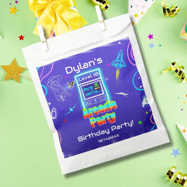 Retro Arcade Power Up Gaming Verjaardagsfeest Bedankzakje