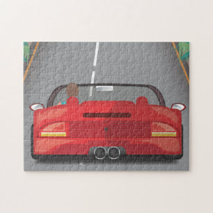 Retro Arcade Race van 80 jaar Legpuzzel