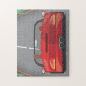 Retro Arcade Race van 80 jaar Legpuzzel (Verticaal)