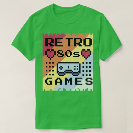 Retro Arcade Retro T-shirt (Design voorkant)