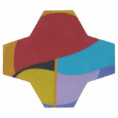 Retro Arcade Style Abstract Soccer Ball Voetbal (Enkel)