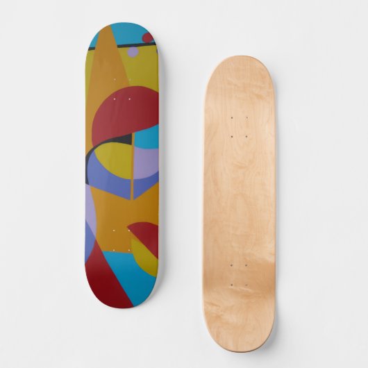 Retro Arcade Style Skateboard (Voorkant)