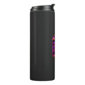 Retro Arcade Synthwave Neon Sticker Thermosbeker (Gedraaid links)