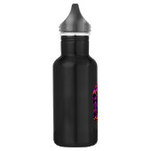 Retro Arcade Synthwave Neon Sticker Waterfles (Links)