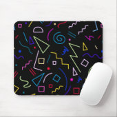Retro Arcade Tapijt Non Slip Mousepad #1-1 Muismat (Met muis)