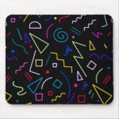 Retro Arcade Tapijt Non Slip Mousepad #1-1 Muismat (Voorkant)