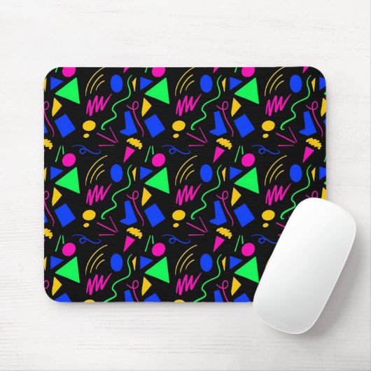 Retro Arcade Tapijt Non Slip Mousepad #1-2 Muismat (Met muis)