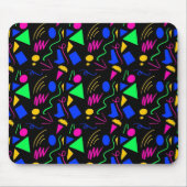 Retro Arcade Tapijt Non Slip Mousepad #1-2 Muismat (Voorkant)