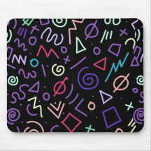Retro Arcade Tapijt Non Slip Mousepad #2-1