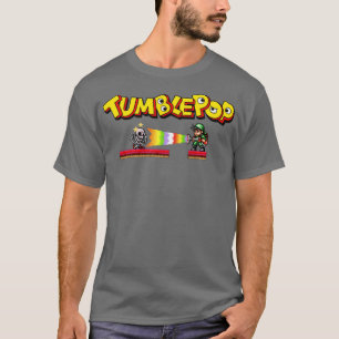 RETRO ARCADE TUMBLEPOP PIXEL ART ILLUSTRATIE T-SHIRT