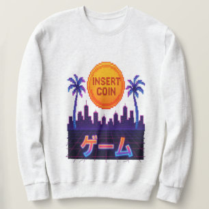 Retro Arcade Vibes – Insert Coin Pixel Art Design Trui