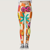 Retro Arcade Vibes Leggings (Voorkant)