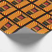 Retro Arcade Video Game Aangepaste verjaardag Cadeaupapier (Hoek)