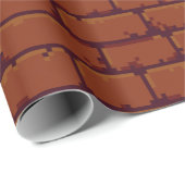 Retro Arcade | Video Game Flashback Brick Wall Cadeaupapier (Rol Hoek)