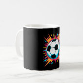 Retro Arcade Voetbal Ll Koffiemok (Voorkant links)